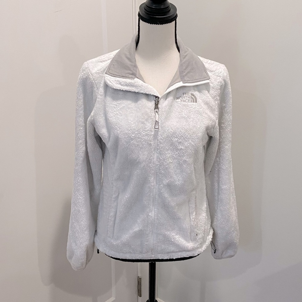 The North Face White S Fuzzy Jacket